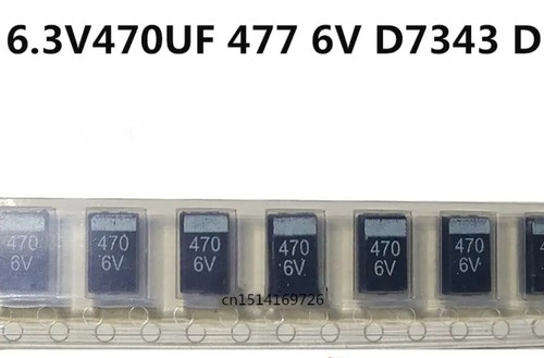 Condensatori tantalio 470uf - 470uf, 6v