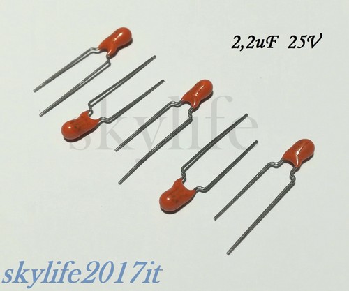 Condensatore al tantalio - pz,