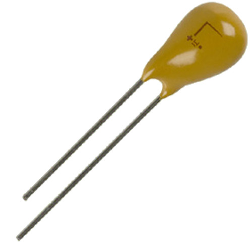 Condensatore tantalio tht - condensatore,