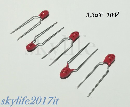 Condensatore al tantalio - 10, pz